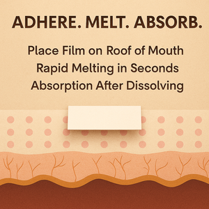 Film oral à dissolution rapide à la mélatonine ODM pour un sommeil rapide, aide à s'endormir plus vite, à rester endormi plus longtemps, routine de coucher pratique - Product Image 4