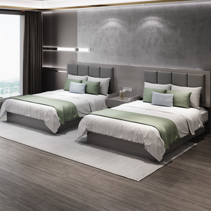 ชุดห้องนอนโรงแรมหรูหราสไตล์โมเดิร์นอีโค่ลักชัวรี่ พรีเมียม ลิฟวิ่งโซน เฟอร์นิเจอร์ไม้คุณภาพสูง รับประกัน 1 ปี สำหรับบ้านและอพาร์ตเมนต์ - Product Image 3