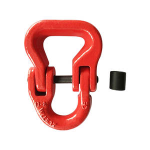 G80合金ウェブスリングチェーン接続リンクハンマーロックコーティング仕上げ箱入り - Product Image 5