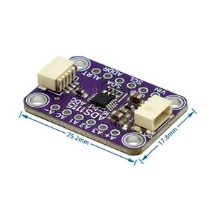ADS1115 16 bit ADC -4 canales STEMMA QT/Qwiic con amplificador de ganancia programable - Product Image 4