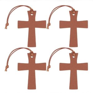 Wholesale PU Leather Bible Cross <b>Bookmarks</b> Soft Blank Book Marks Decorative Page Marker for Bibles Prayer Books Church <b>Gifts</b> - Product Image 3