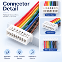 Câble personnalisé équivalent Molex JST XH SH ZH SM PHD PH 2.0 2.5 2.54mm pour assemblage de faisceaux de câbles électroniques PCB