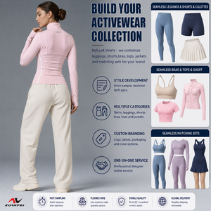 <span class=keywords><strong>Veste</strong></span> de yoga zippée personnalisée avec logo, devant froncé, col montant, passepoil contrastant et trous pour les pouces, pour l'entraînement en salle de sport des femmes - Product Image 2