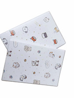 En stock, cahiers A5 avec couverture en EVA à imprimé animal mignon, logo personnalisé, cadeau pour enfants, cahiers en vrac pour l'école
