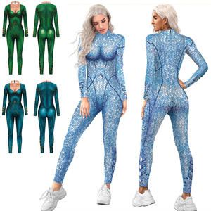 Disfraz de Cosplay de <span class=keywords><strong>Aquaman</strong></span> y la Reina Atlanna, Mono, Catsuit, Traje Zentai para Fiesta de Halloween, Body para Mujer, Disfraz de Halloween - Product Image 5
