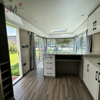 JJM Luxury Maison mobile préfabriquée moderne à 2 chambres, type capsule spatiale, pour usage hôtelier, structure en acier galvanisé, durée de vie de 20 à 30 ans