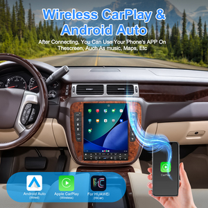 Navihua Nouveau autoradio Android à écran vertical 13'' Multimédia Carplay Auto Stéréo GPSDSP pour GMC Yukon/Chevrolet Tahoe 2007-2014 - Product Image 3
