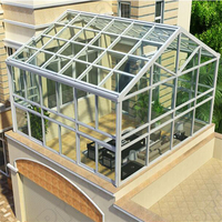 Prix avantageux Sunnyjoy Sunroom, véranda très prisée, dôme en verre de haute qualité, maison moderne en forme de triangle, usage extérieur résidentiel