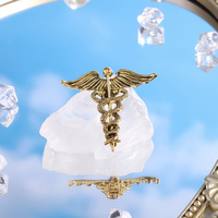 Pin Enamel medis Retro bros simbol obat khusus kerah baju lencana hadiah perhiasan hewan untuk dokter perawat teman