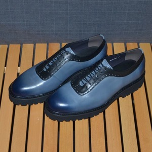 Chaussures en cuir de luxe de haute qualité, cuir de vachette de première qualité, chaussures pour hommes faites à la main haut de gamme, chaussures pour hommes en cuir véritable - Product Image 2