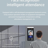 Terminal de contrôle d'accès Android 11 à écran tactile 7 pouces avec reconnaissance faciale, vision nocturne, empreinte digitale, carte NFC et fonction de réinitialisation des présences