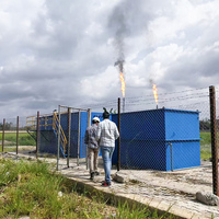 Station d'épuration biologique intégrée (AO) à haute concentration pour les eaux usées industrielles et les eaux de drainage des décharges.