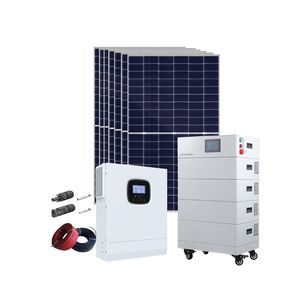 ระบบพลังงานแสงอาทิตย์แบบไฮบริดออฟกริด 15KW 10KW 8KW พร้อมแบตเตอรี่ รองรับการสื่อสารผ่าน CAN แบบออลอินวัน - Product Image 3