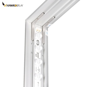 Hawk 3.3 * 6.6ft 3.3*8.3 feet nhôm ngoài trời khung seg <span class=keywords><strong>LED</strong></span> Áp phích vải hộp đèn quảng cáo hộp Đèn - Product Image 3