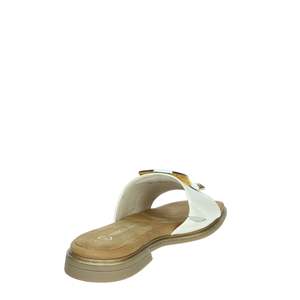 Sandalias Planas para Mujer Marco Tozzi, Blancas, Tacón Bajo, Estilo Deslizante - Product Image 3