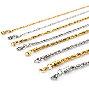 PVD Gold Plated Stainless Steel <b>Rope</b> Chain <b>Bracelet</b> Twist <b>Rope</b> Chain | No Fade Jewelry for Men & Women - Product Image 5