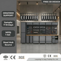 Armoire à outils modulaire industrielle en acier laminé à froid, capacité de charge de 1000 kg, pour le stockage et les ateliers de réparation/garages, supportant les outils