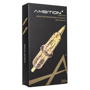 Gold Ambition SPMU Máquina de tatuaje Cartuchos universales Plástico POPU <span class=keywords><strong>EZ</strong></span> y Pro <span class=keywords><strong>Agujas</strong></span> de tatuaje - Product Image 1