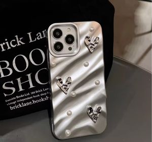 <span class=keywords><strong>Coque</strong></span> de téléphone haut de gamme brillante ondulation de l'eau 3D coeur perle pour <span class=keywords><strong>iPhone</strong></span> <span class=keywords><strong>11</strong></span>, 12, 13, 14 et 15 Pro Max <span class=keywords><strong>coque</strong></span> de protection en TPU - Product Image 5