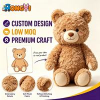 Boneka Teddy Bear Custom dengan Pakaian yang Dapat Dipersonalisasi OEM ODM Boneka Mini untuk Hadiah Grosir