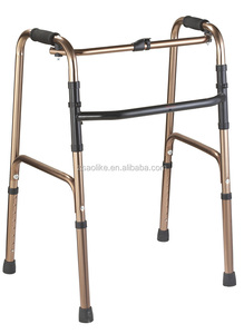 Andador y rodillo de aluminio con función plegable de freno de disco ajustable en altura Capacidad de 200kg para pacientes en el cuidado del hogar hospitalario - Product Image 2