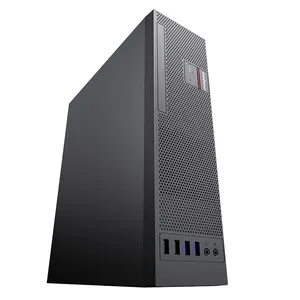 Sohoo S331-A 8.3L 데스크탑 SFF 컴퓨터 케이스, 완전 공구 설계 섀시, M-ATX 풀 사이즈 지원 컴퓨터 부품