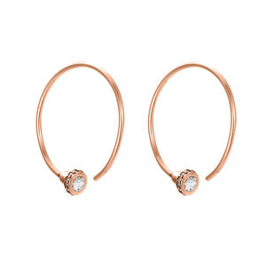 Pendientes de Aro de Acero Inoxidable EManco, Geometría Moderna, Joyería Ligera de Lujo para Mujer - Product Image 4
