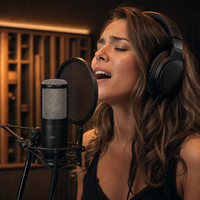 Microphone à condensateur à large diaphragme professionnel XUNGUAN P220 pour enregistrement vocal en studio, instruments et applications scéniques