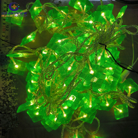 Guirlande lumineuse à LED de forme carrée musulmane pour corps en PVC Raya Ketupat décoratif avec solutions d'éclairage et de conception de circuits