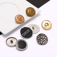 OEM/ODM Boutons métalliques personnalisés de haute qualité et durables 20mm Lavables à la mode pour vêtements