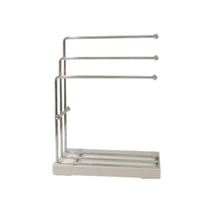 Draining <b>Cloth</b> <b>Rack</b> Rectangle Countertop Storage Gadget For Kitchen Towel Sponge Holder - Product Image 5