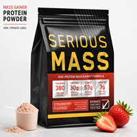 Poudre Protéinée Mass Gainer 2LB, Prise de Masse Haute en Calories, Nutrition Sportive, Fabricant OEM Marque Privée