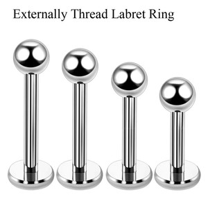 ASTM F136 G23 Titane Labret Anneaux Lip Monore Piercing Oreille Helix Stud Tragus Boucle D'oreille Cartilage À La Mode Mariages Enfants - Product Image 3