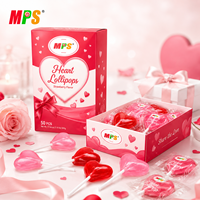 Sucettes en forme de cœur pour la Saint-Valentin, bonbons, jouets sucrés, sucettes longues sur bâtonnet, prix d'usine