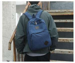 Mochila de lona impermeable de gran capacidad para hombre, cierre de cremallera para deportes al aire libre, ocio y <span class=keywords><strong>viajes</strong></span> de negocios, fuente directa de fábrica - Product Image 3