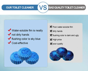 Chất Lượng Cao Khử Mùi Màu Xanh Rắn Bong Bóng Khối Nhà Vệ Sinh Bát Sạch Nhà Vệ Sinh Sạch Hơn Khối - Product Image 3