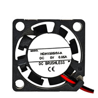 Mini ventilateur axial DC 15x15x4mm 5V à pales en plastique, roulement hydraulique, ventilateur de refroidissement pour drone, OEM ODM