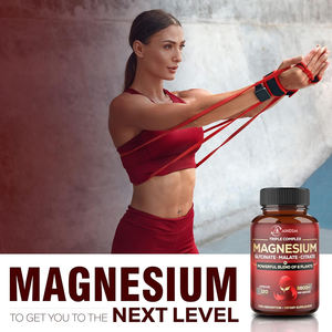 Высококачественные капсулы цитрата магния для расслабления, капсулы глицината магния, таблетки магния для мышц, сна и энергии - Product Image 5