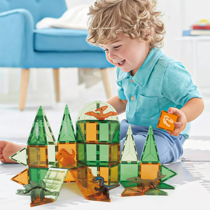 Jouets Blocs <span class=keywords><strong>de</strong></span> <span class=keywords><strong>Construction</strong></span> Magnétiques Jouets en Ligne Blocs <span class=keywords><strong>de</strong></span> <span class=keywords><strong>Construction</strong></span> Magiques Magiques Ensemble Tuiles Magnétiques - Product Image 3