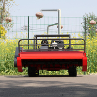 Tondeuse autoportée à rayon de braquage zéro, dernière conception d'usine, à fonctionnement stable pour pentes raides, idéale pour l'aménagement écologique des terres agricoles, broyeur à fléaux