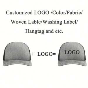 Gorras de Béisbol Snapback de 6 Paneles con Malla, 80 Colores Sólidos, Logotipo Personalizado de Alta Calidad, para Hombre, Gorras Richardson 112 Ajustadas - Product Image 3