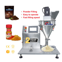 Facile à utiliser remplisseur de dosage de poudre épicée petite Machine de remplissage de tarière de farine sèche de table Machine de remplissage de dosage de poudre de Matcha
