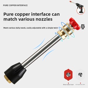 Xách tay 1000 Wát không dây không dây xe máy giặt với 30bar áp lực mini <span class=keywords><strong>Foam</strong></span> Gun cho xe làm sạch - Product Image 6