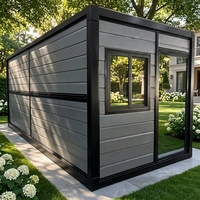 Maison conteneur pliable à deux étages, maison modulaire préfabriquée en acier, bâtiment portable à 2 niveaux pour bureau, salon, supermarché