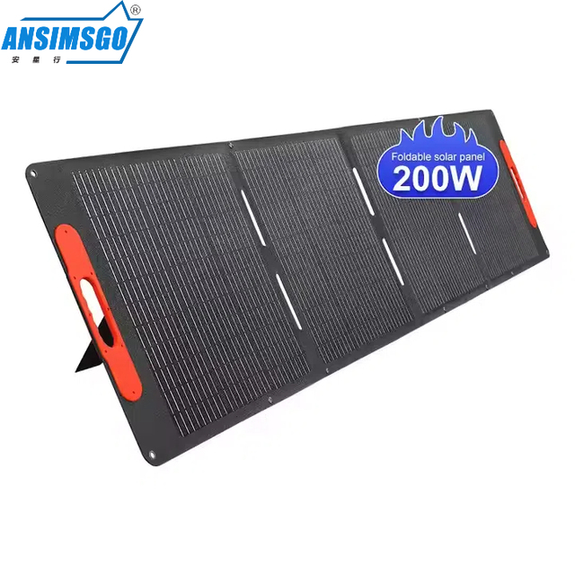 Portable Solar Panel Foldable 200-watt Folding Solar Panel 100W 200W 300W 400 Solar Panel Portable Power Station Camping