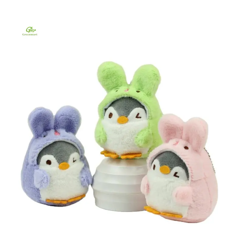 Greenmart Bán Buôn Chim Cánh Cụt Keychain Thỏ Sang Trọng Tùy Chỉnh Đồ Chơi Anime Xe Chìa Khóa Mặt Dây Chuyền Đồ Trang Trí S Động Vật Chim Cánh Cụt