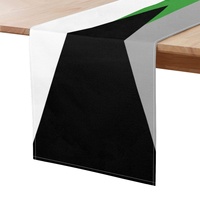 Chemin de table personnalisé à motif arc-en-ciel gay, idéal pour la décoration de table de cuisine, les banquets et les fêtes décontractées