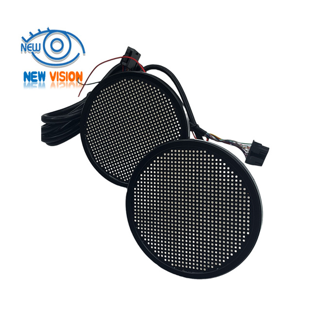 3 Inch K14 Demon Eye RGB Matrix Pixel Headlight APP Control Car Angel Eyes DRL