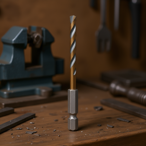 Broca de impacto negra dorada de 1/4 de pulgada para taladrar metal y madera - Product Image 3