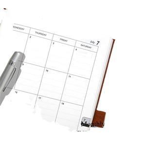 Libreta de Cuero de Lujo A5 de Primera Calidad, Agenda, Diario, Cuaderno de Tapa Dura con Encuadernación Cosida, Hojas con Logotipo Impreso - Product Image 4